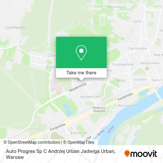 Карта Auto Progres Sp C Andrzej Urban Jadwiga Urban