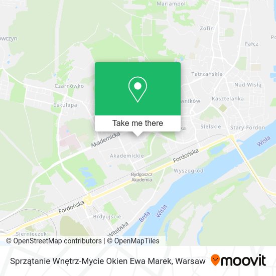 Sprzątanie Wnętrz-Mycie Okien Ewa Marek map