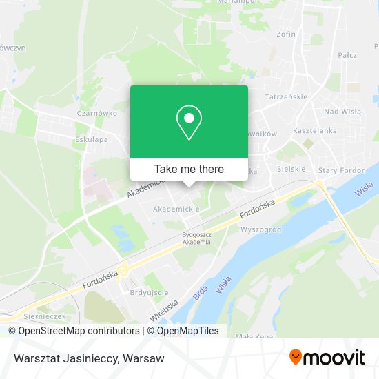 Warsztat Jasinieccy map