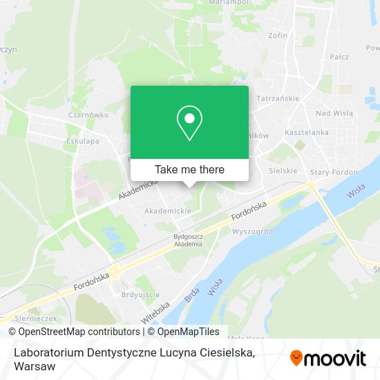 Карта Laboratorium Dentystyczne Lucyna Ciesielska