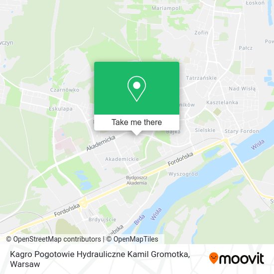 Kagro Pogotowie Hydrauliczne Kamil Gromotka map