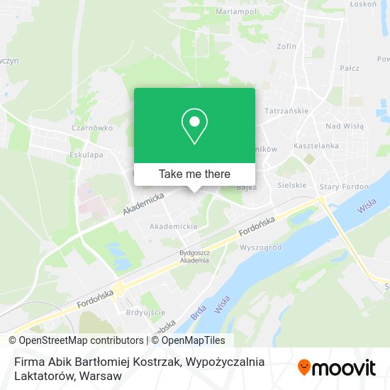 Firma Abik Bartłomiej Kostrzak, Wypożyczalnia Laktatorów map