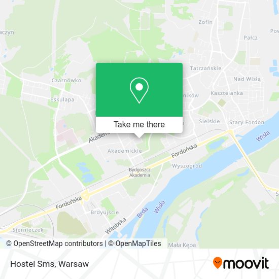 Hostel Sms map