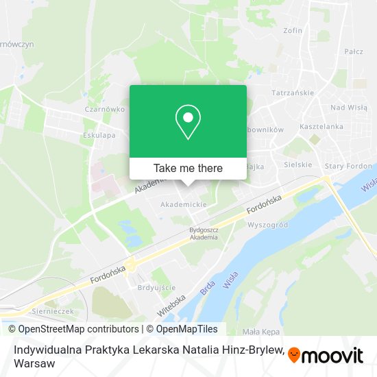 Indywidualna Praktyka Lekarska Natalia Hinz-Brylew map