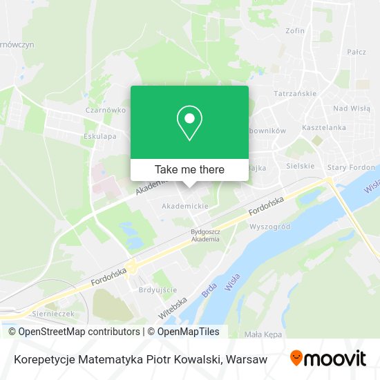 Korepetycje Matematyka Piotr Kowalski map