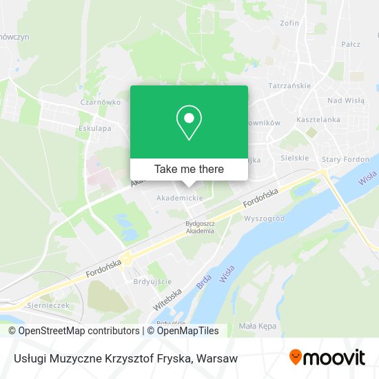 Usługi Muzyczne Krzysztof Fryska map