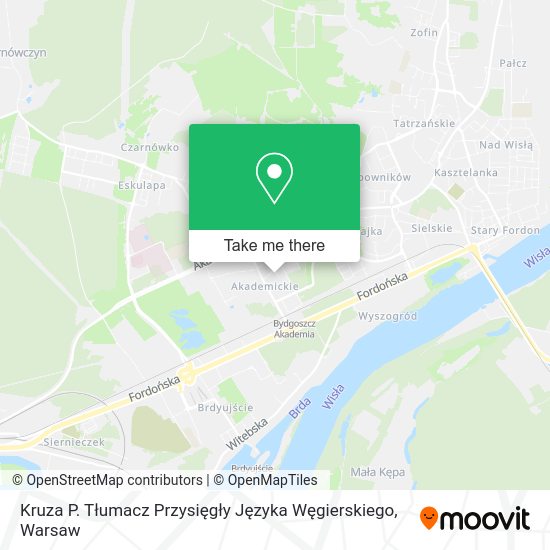 Kruza P. Tłumacz Przysięgły Języka Węgierskiego map