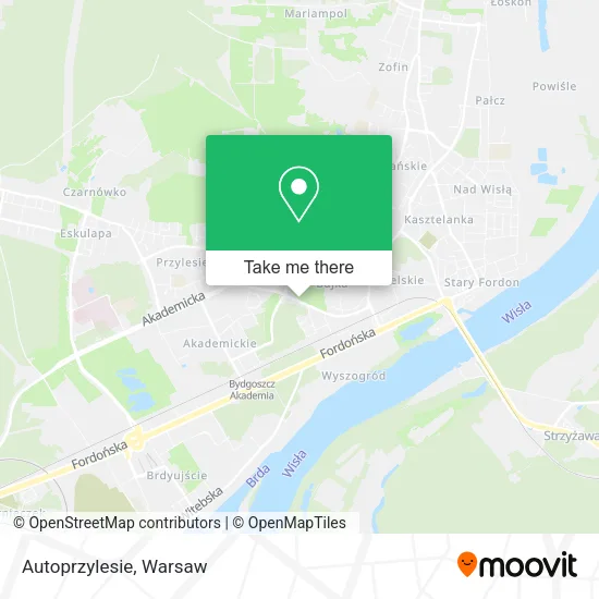 Autoprzylesie map