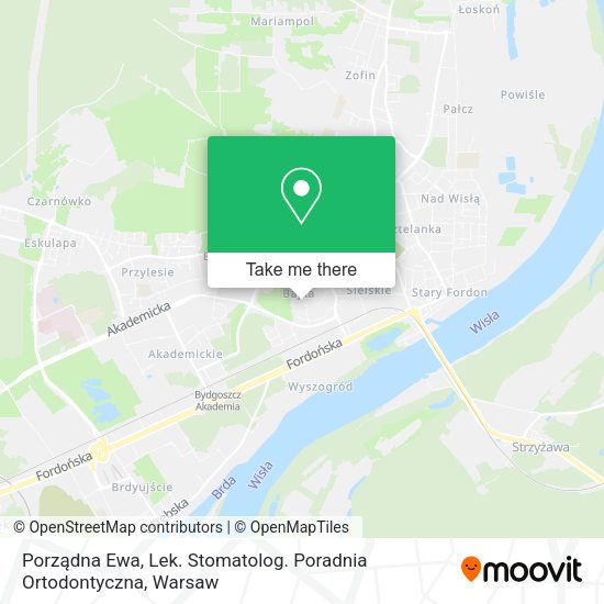 Porządna Ewa, Lek. Stomatolog. Poradnia Ortodontyczna map