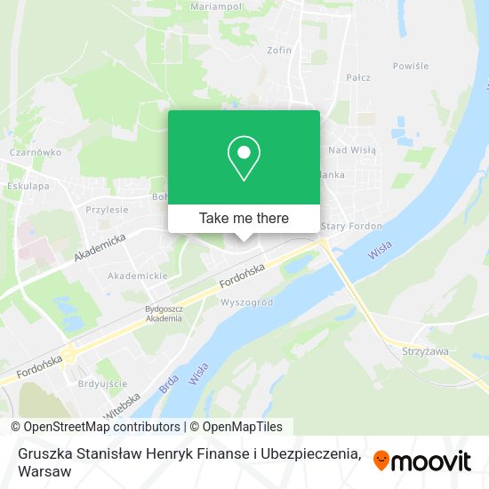 Gruszka Stanisław Henryk Finanse i Ubezpieczenia map