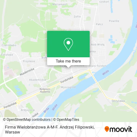 Карта Firma Wielobranżowa A-M-F. Andrzej Filipowski