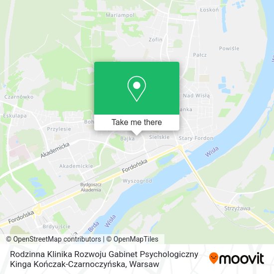 Rodzinna Klinika Rozwoju Gabinet Psychologiczny Kinga Kończak-Czarnoczyńska map