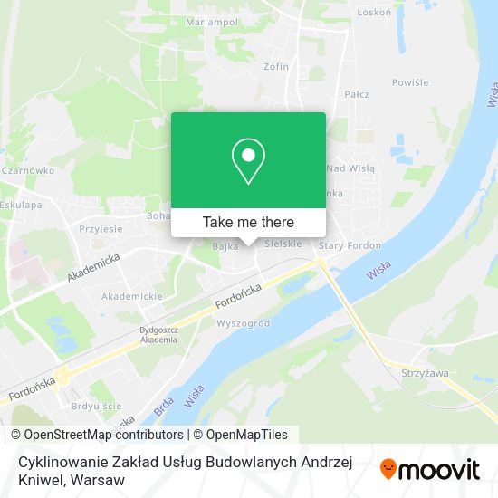 Cyklinowanie Zakład Usług Budowlanych Andrzej Kniwel map