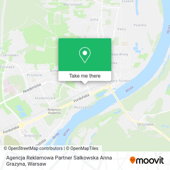 Agencja Reklamowa Partner Salkowska Anna Grazyna map