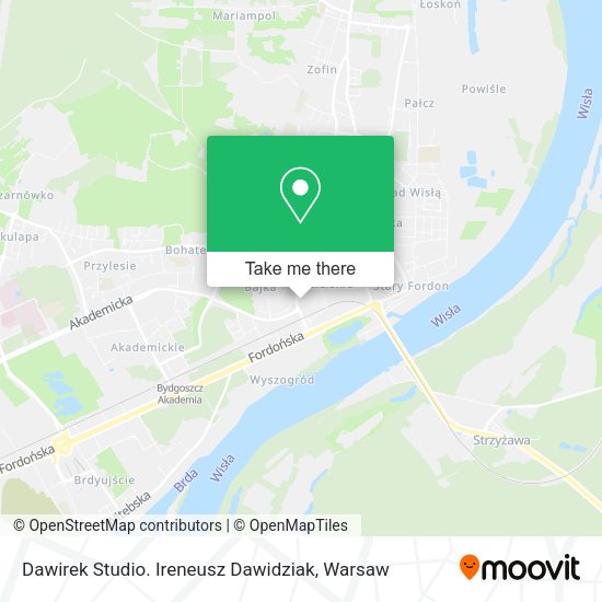 Dawirek Studio. Ireneusz Dawidziak map