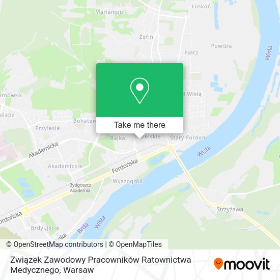 Związek Zawodowy Pracowników Ratownictwa Medycznego map