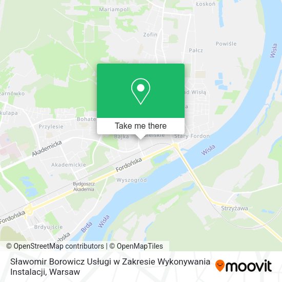 Sławomir Borowicz Usługi w Zakresie Wykonywania Instalacji map