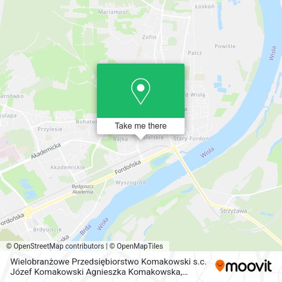 Wielobranżowe Przedsiębiorstwo Komakowski s.c. Józef Komakowski Agnieszka Komakowska map