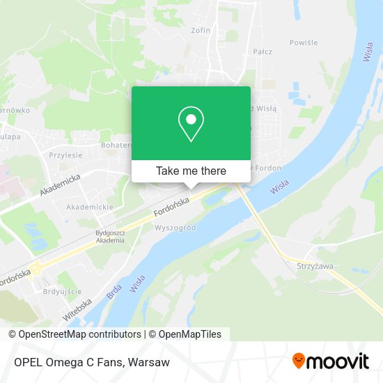 OPEL Omega C Fans map