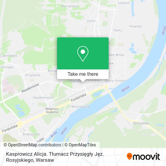 Kasprowicz Alicja. Tłumacz Przysięgły Jęz. Rosyjskiego map