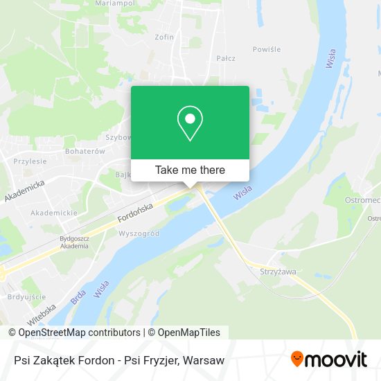 Psi Zakątek Fordon - Psi Fryzjer map