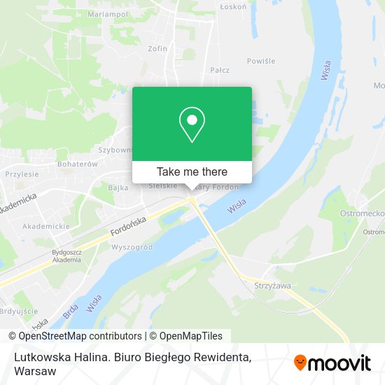 Lutkowska Halina. Biuro Biegłego Rewidenta map