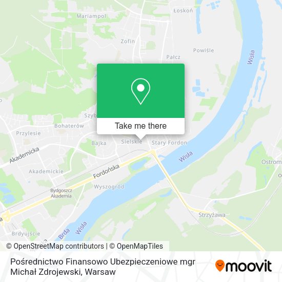 Pośrednictwo Finansowo Ubezpieczeniowe mgr Michał Zdrojewski map