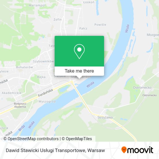 Dawid Stawicki Usługi Transportowe map