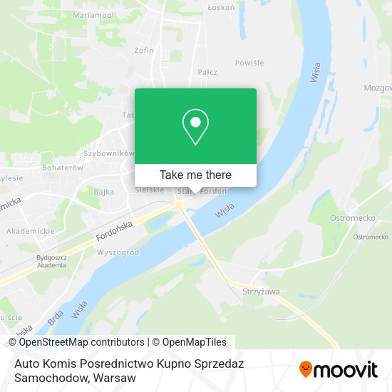 Auto Komis Posrednictwo Kupno Sprzedaz Samochodow map