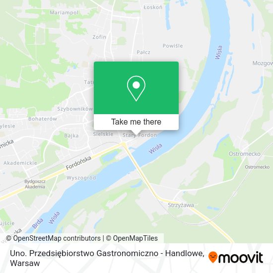 Uno. Przedsiębiorstwo Gastronomiczno - Handlowe map