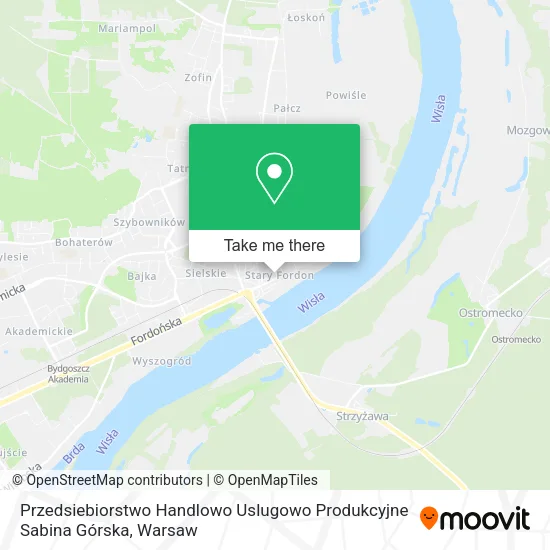 Przedsiebiorstwo Handlowo Uslugowo Produkcyjne Sabina Górska map