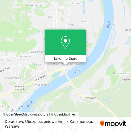 Doradztwo Ubezpieczeniowe Emilia Kaczmarska map