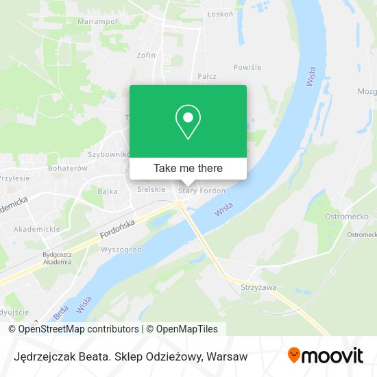 Jędrzejczak Beata. Sklep Odzieżowy map