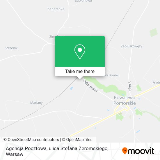 Agencja Pocztowa, ulica Stefana Żeromskiego map