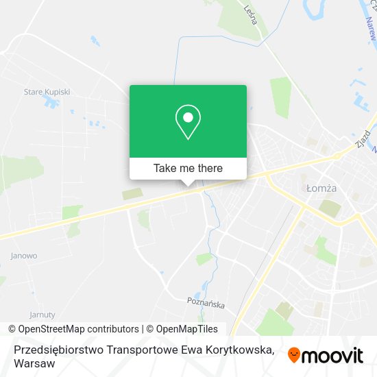 Карта Przedsiębiorstwo Transportowe Ewa Korytkowska