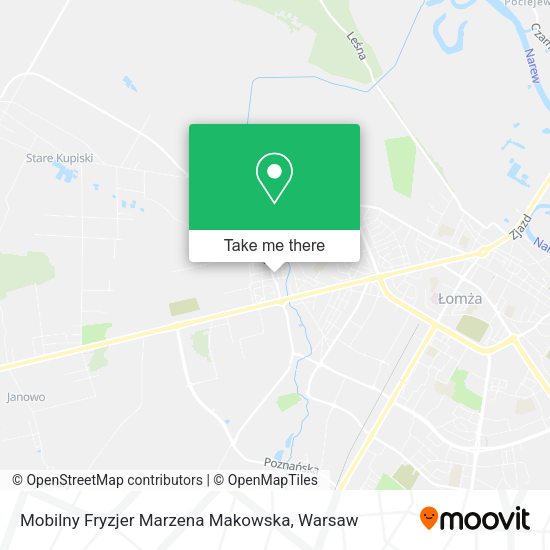 Карта Mobilny Fryzjer Marzena Makowska