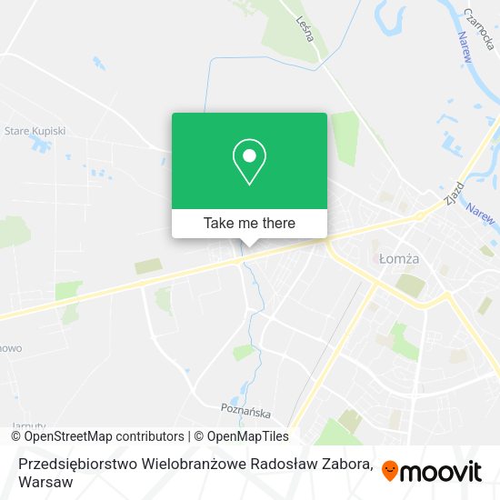 Przedsiębiorstwo Wielobranżowe Radosław Zabora map