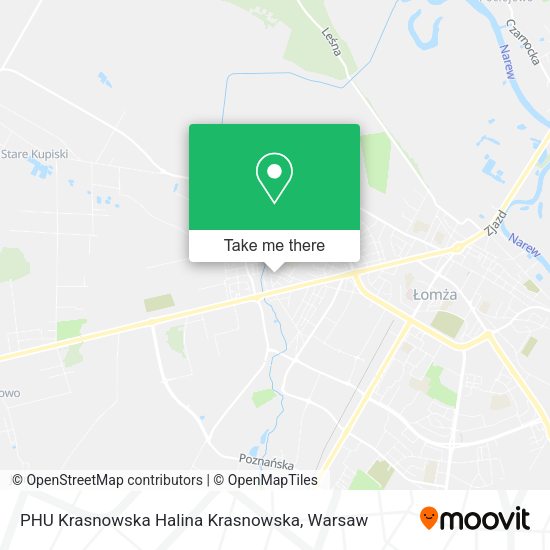 PHU Krasnowska Halina Krasnowska map