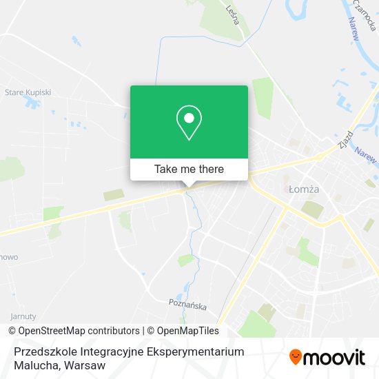 Przedszkole Integracyjne Eksperymentarium Malucha map