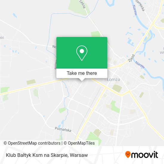 Klub Bałtyk Ksm na Skarpie map