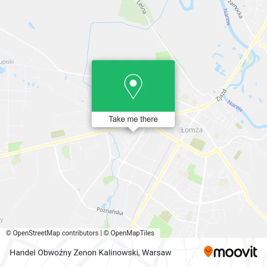 Карта Handel Obwoźny Zenon Kalinowski