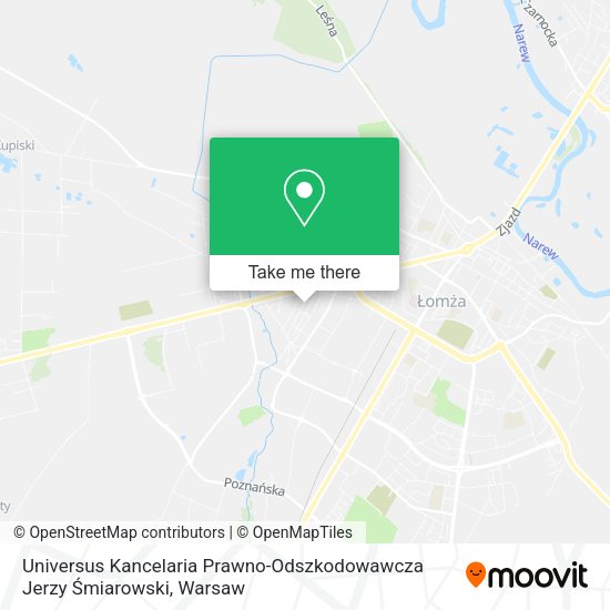 Universus Kancelaria Prawno-Odszkodowawcza Jerzy Śmiarowski map