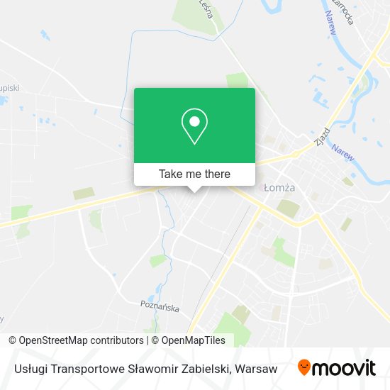 Usługi Transportowe Sławomir Zabielski map