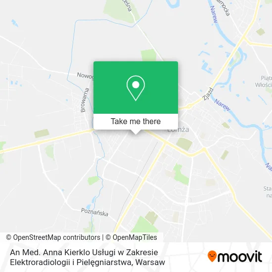 An Med. Anna Kierklo Usługi w Zakresie Elektroradiologii i Pielęgniarstwa map