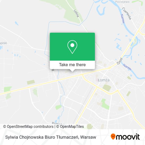 Sylwia Chojnowska Biuro Tłumaczeń map