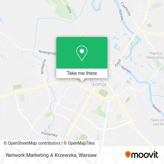 Network Marketing A Krzewska map