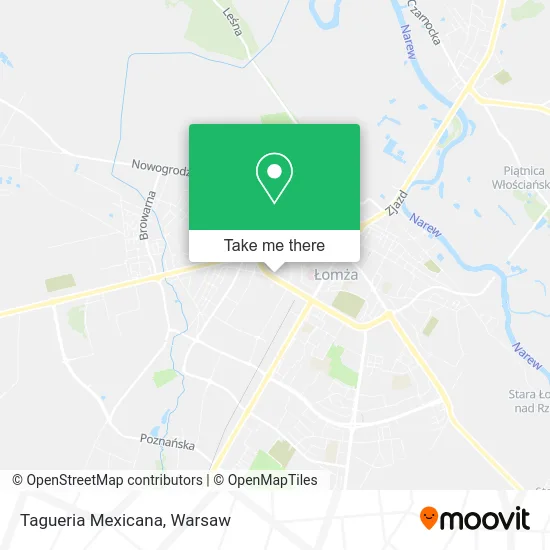 Карта Tagueria Mexicana