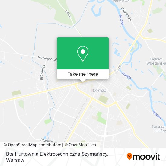 Bts Hurtownia Elektrotechniczna Szymańscy map