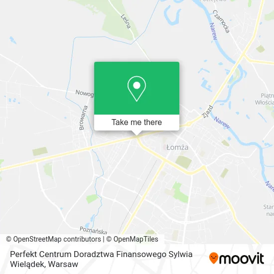 Карта Perfekt Centrum Doradztwa Finansowego Sylwia Wielądek