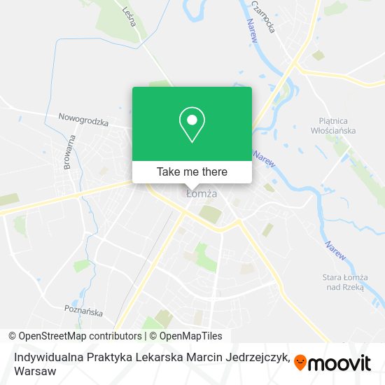 Indywidualna Praktyka Lekarska Marcin Jedrzejczyk map